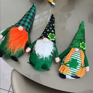 St. Patrick's Day Gnome Trio - Green Holiday Décor